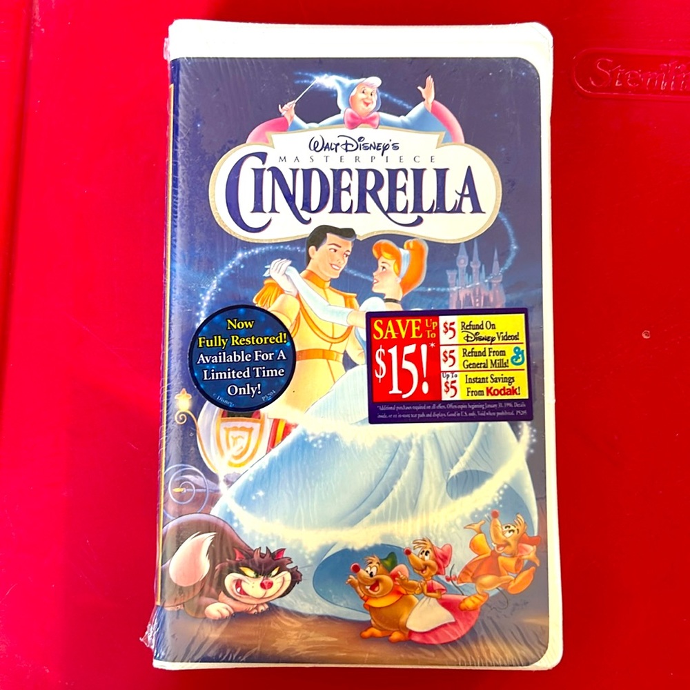Unopened NEW Disney Cinderella VHS
